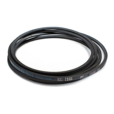 D&D 3V1650 Wedge V-Belt, 165 in Outside Length, 3/8 in Top Width, 5/16 in Thickness, 1 Ribs 3V1650